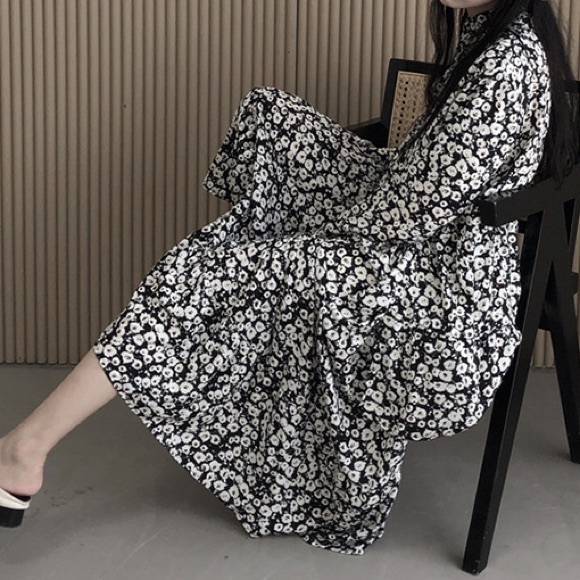 Floral midi dress - Picture 4 of 5